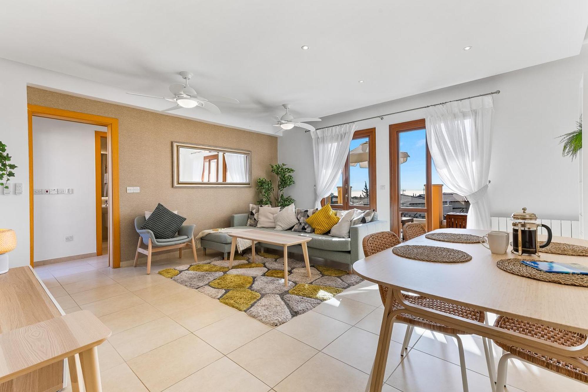 2 Bedroom Apartment Thalassa With Sea And Sunset Views, Aphrodite Hills Resort Kouklia Bagian luar foto